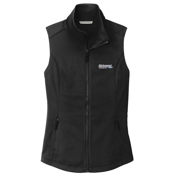 Choose Your Embroidered Logo - Ladies Collective Smooth Fleece Vest Thumbnail